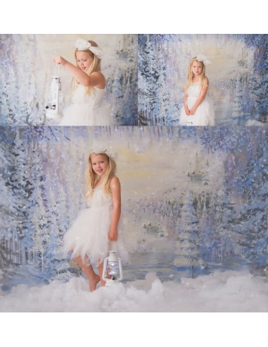 toile de fond photographie Hiver neige Noël nouveau-né enfants G-907 hantent personnes