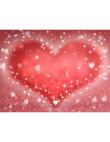 Coeurs d'amour Toile de fond en bois photo Saint Valentin SH590 de technologie